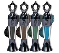 Kohl Powder Eyeliner, Kohl Eyeliner Black - Handmade Smudge Proof Eyeline-r, Natural Blac-k Eye-liner Cream Powder, Waterproof Ey-eliner For Eye Make-Up (Colourful, 4 Pack)