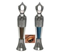 Kohl Powder Eyeliner, Long Lasting Intense Pigment Kajal for Alluring Eyes Smudge-Proof Natural Mineral Formula for Women, Multi-Use Eye Makeup Pencil (A)