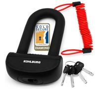 KOHLBURG Sold Secure Diamond Motorcycle Lock | Brake Disc Lock