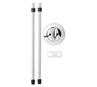 Kohler 1266856-CP 38m Push Button Actuator Kit Part, Polished Chrome