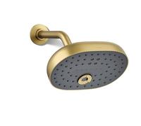 Kohler 26290-G-2MB Statement Showerheads, Vibrant Brushed Moderne Brass