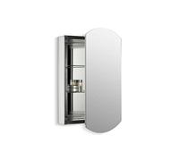 Kohler, Bathroom Medicine Cabinet, Mirrored Single-Door, Beveled Edges, Anodized Aluminum