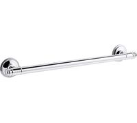 Kohler K-26505-CP Eclectic Grab Bars Handrail, Polished Chrome