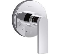 Kohler K-T73135-4-CP Composed Volume Control Trim with Lever Handle, Valve Not Included, Polished Chrome, 1