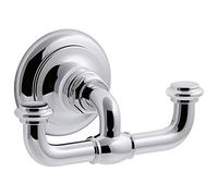 Kohler (Polished Chrome) 72572-CP Artefacts Double Robe Hook, Polished Chrome