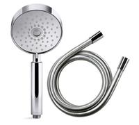 Kohler Purist 127mm Shower Head Chrome 4 Mode Handset + Mira Smooth Hose 1.25M