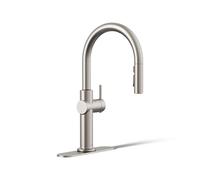 Kohler Touchless Pull Down Kitchen Faucet, 3-Spray, Vibrant Stainless, with Touchless Activation and LED Light Indicating Ready Use
