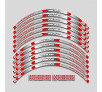 KOHLLS 17inch Motorcycle Accessories Stickers Rim Decals Wheels Hub Reflective Stripe Tape For HYPERMOTARD 939 821 796 950 1100 Rim Sticker(H)