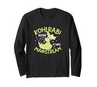 Kohlrabi Before It Was Mainstream Funny Turnip Cabbage Lover Long Sleeve T-Shirt