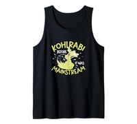 Kohlrabi Before It Was Mainstream Funny Turnip Cabbage Lover Tank Top