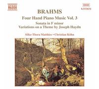 Kohn:Matthies - BRAHMS: Four-Hand Piano Music, Vol. 3