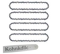 Kohnkdllc 4 Pack 14 Inch Chainsaw Chain 1/4" Pitch .043" Gauge 72 Drive Links Semi-Chisel Chain Saw Chains 71PMM3 72 for Stihl MSA 120 C-B, MSA 160 C-B, MSA 200 C-B, HT 133 HT 135, 3670 005 0072