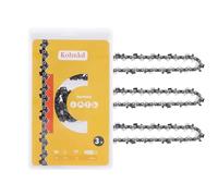 Kohnkdllc 8 inch Chainsaw Chains, 3/8" LP Pitch .050" Gauge 33 Drive Links Fits for Black & Decker LCS1240 40-Volt, for Kobalt Pole Saw 506891 40V, KPS 80-06 40V (Pack of 2)