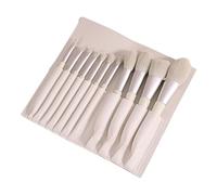 Kohnupierkt Makeup Brushes Sets Professional Make Up Foundation Face Brush Eye Set Large Capacity Pouch Zipper Roll Bag, Holder Organizer With 12 Slots For Women