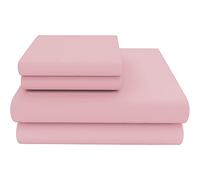 KOHSAR Double Flat Bedsheet - 100% Poly Cotton Flat Sheet, Soft, Skin Friendly, Breathable, Easy Iron Percale - Double Flat Bed Cover