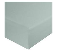 KOHSAR Duck Egg Extra Deep 4FT Small Double Fitted Bedsheet - 100% Poly Cotton Fitted Sheet, Soft, Skin Friendly, Breathable, Poly Cotton Percale - Deep 4FT Fitted Bed Cover