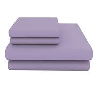 KOHSAR King Size Flat Bedsheet - 100% Poly Cotton Flat Sheet, Soft, Skin Friendly, Breathable, Easy Iron Percale - Kingsize Flat Bed Cover