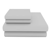KOHSAR King Size Flat Bedsheet - 100% Poly Cotton Flat Sheet, Soft, Skin Friendly, Breathable, Easy Iron Percale - Kingsize Flat Bed Cover