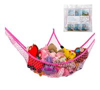 KoHuiJoo Toy Hammock, Stuffed Animals and Toy Storage Hammock Net, 70" Jumbo Wall Sling Corner Extra Large Kids Children Mesh Toy Net Organizer