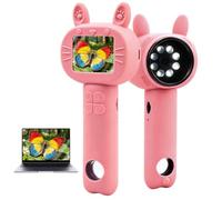 KOHUIPU Microscope for Kids-Gifts for Boys 500x Magnification 1080P HD Display & 2 INCH IPS Screen Handheld Microscope for Kids Gifts for Age 3-6 7-12 Girls and Boys