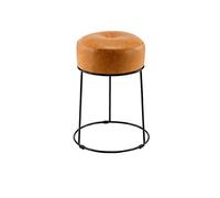 KOHUS Bar Stools Modern Industrial Style Bar Stool Wrought Iron Fashion Creative Home Stool Leisure Coffee Bar Chair Home Office Chair Barstools for Bar(Brown)