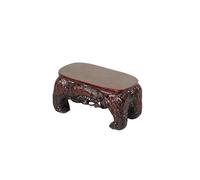 KOHUS Bonsai Stand Solid Wood Base Buddha Statue Crafts Ornament Base Vase Bonsai Base Potted Plant Rack