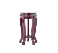 KOHUS Bonsai Stand Tall Flower Pot Base Bracket Round Solid Wood Buddha Statue Fish Tank Ornaments Vase Base Wooden Tray Potted Plant Rack
