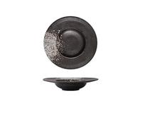 KOHUS Dinner Plates Spaghetti Dish Japanese-Style Western-Style Salad Soup Plate Commercial Pasta Salad Dessert Ceramic Disc Salad Plates(D)