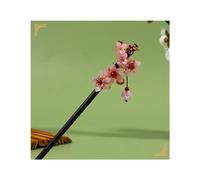 KOHUS Hair Pin Vintage Wood Chinese Tassel Chopstick Pins Women Hair Ornaments Jewelry Accessories Hosta Hair Clip Chinese Retro Hairpin Retro Hairpin(03)