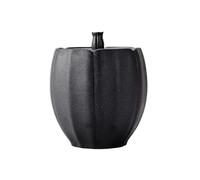 KOHUS Tea Can Creative Stoneware Bulk Tea Storage Jar with Lid Ceramic Jar Small Sealed Jar Retro Chinese Tea Set Single Jar Storage Container(A)