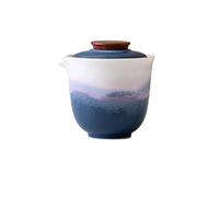 KOHUS Tea Cup Kiln Change Teapot Single Hand Grab Pot Household Small One Person Cover Bowl Tea Pot Cup Modern Simple Ceramic Tea Brewer Soaking Container