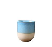 KOHUS Tea Cup Retro Ceramic Cup Espresso Cup Simple Japanese Tea Cup Stoneware Tea Bowl Host Cup Soaking Container(C)