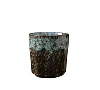 KOHUS Tea Cup Retro Ceramic Cup Stoneware Tea Cup Kiln-Changed Master Cup Kung Fu Tea Set Personal Single Cup Soaking Container(C)