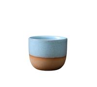KOHUS Tea Cup Retro Kung Fu Tea Cup Creative Ceramic Cup Tea Bowl Coffee Cup Stoneware Cup Soaking Container(C)