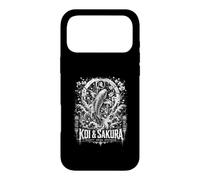 Koi And Sakura Beauty Swims Upstream Japanese Waves Case for iPhone 17 Pro Max