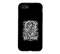 Koi And Sakura Beauty Swims Upstream Japanese Waves Case for iPhone SE (2020) / 7/8