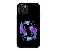 Koi Asian Carp Japanese Koi Carp Japan Pond Yin Yang Fish Case for iPhone 11 Pro