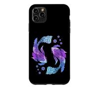 Koi Asian Carp Japanese Koi Carp Japan Pond Yin Yang Fish Case for iPhone 11 Pro Max