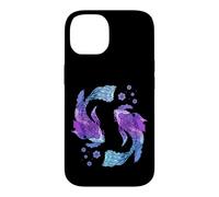 Koi Asian Carp Japanese Koi Carp Japan Pond Yin Yang Fish Case for iPhone 14