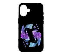 Koi Asian Carp Japanese Koi Carp Japan Pond Yin Yang Fish Case for iPhone 16