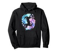 Koi Asian Carp Japanese Koi Carp Japan Pond Yin Yang Fish Pullover Hoodie