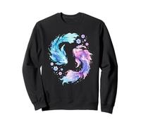 Koi Asian Carp Japanese Koi Carp Japan Pond Yin Yang Fish Sweatshirt