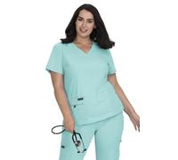 KOI Basics 373 Women's Becca Scrub Top, Fresh Mint, S