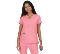 KOI Basics 373 Women's Becca Scrub Top, Heather Soft Pink, X-Small