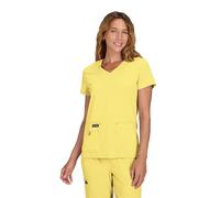 KOI Basics 373 Women's Becca Scrub Top, Sunshine, XX-Large