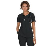 KOI Basics 374 Women's Katie Scrub Top Black L