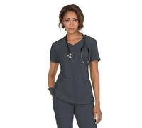 KOI Basics 374 Women's Katie Scrub Top Charcoal 2XL
