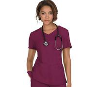 KOI Basics 374 Women's Katie Scrub Top Wine S