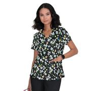 KOI Basics 384PR Women's Leslie Top, Busy Bee, L