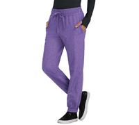 KOI Basics 741 Women's Gemma Jogger Scrub Pant, Heather Wisteria, Small